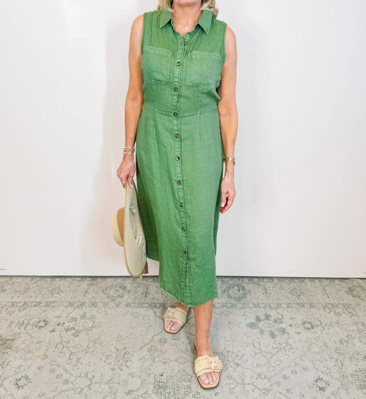 Kut From The Kloth - Bowie Button Down Midi Dress