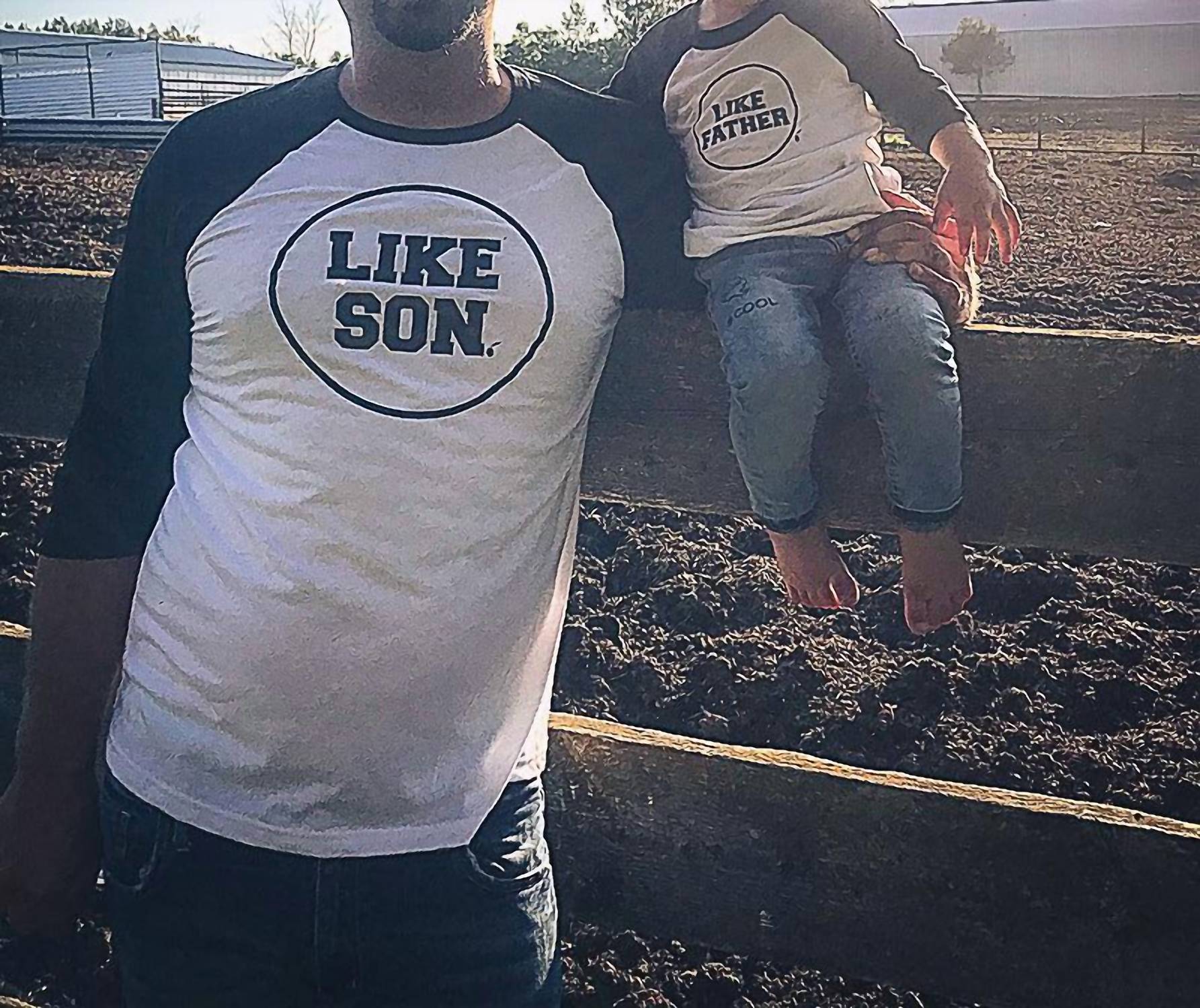 The Minted Olive - Like Son Baseball Tee