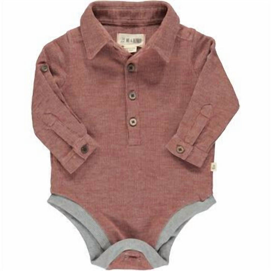 Me & Henry - Boy's Ripley Knit Romper
