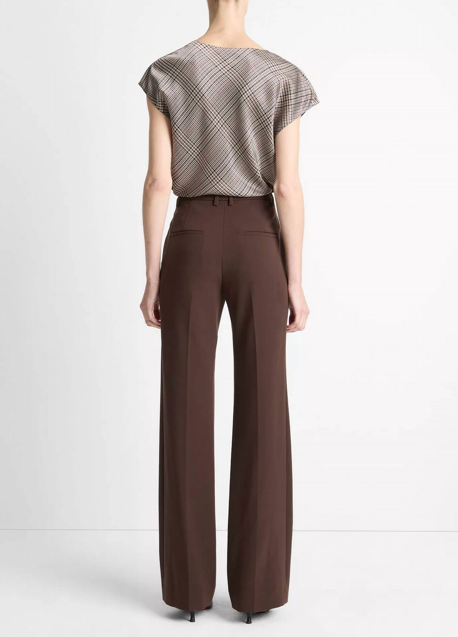 Vince - Mid-rise Tailored Flare Pant