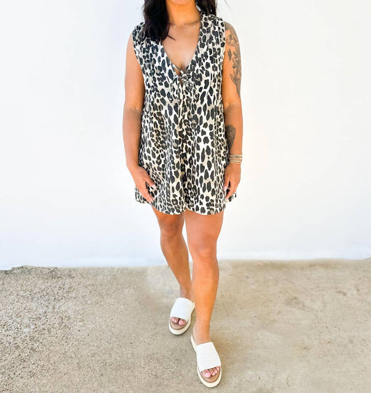 Bibi - Find My Way Leopard Romper