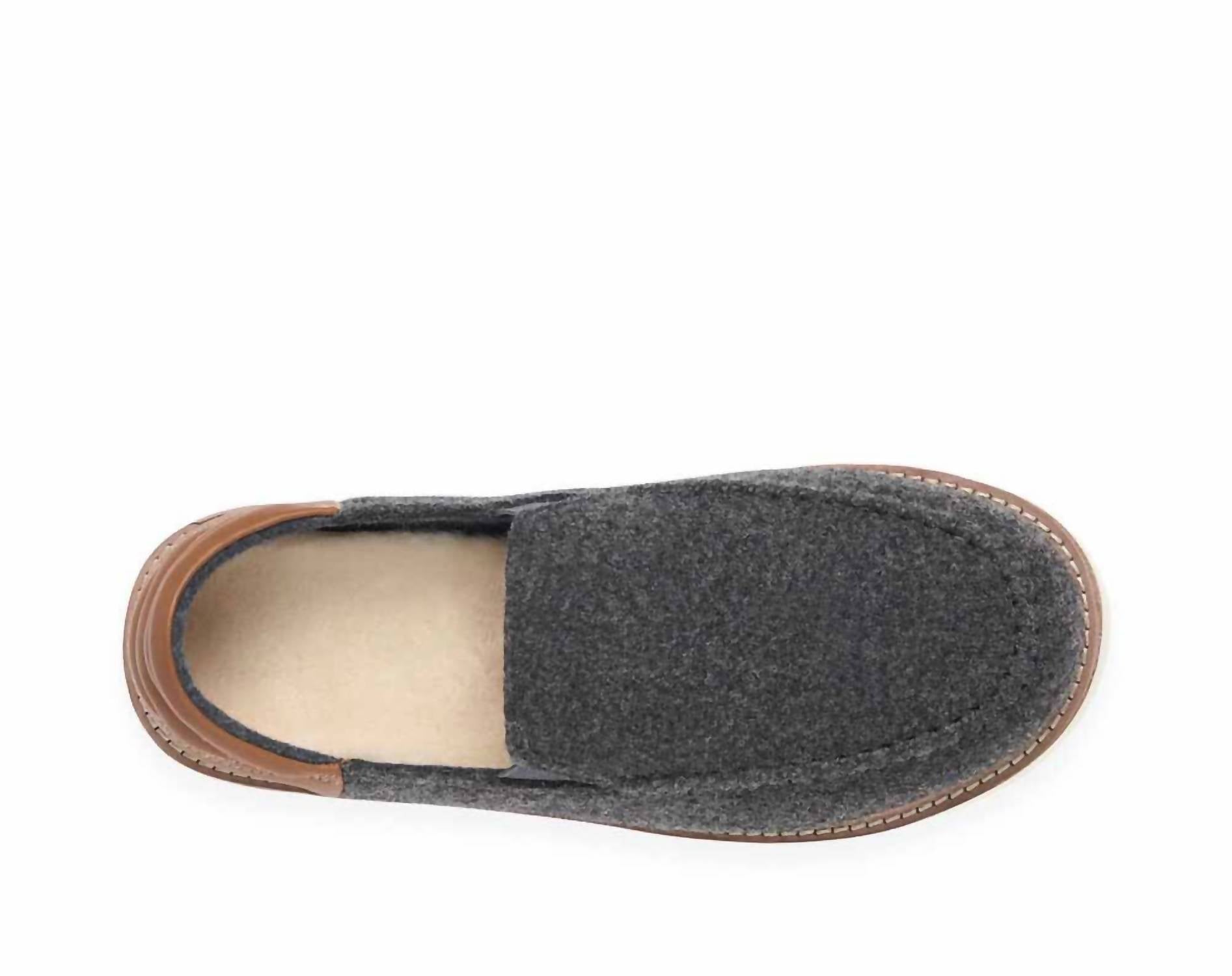 SANUK Men's Cool Vibe Low Sm Wool Shoes in dark grey - men's loafer - view 4