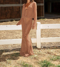 Bananhot Nema Maxi Dress in ogee - women's dress - view 4