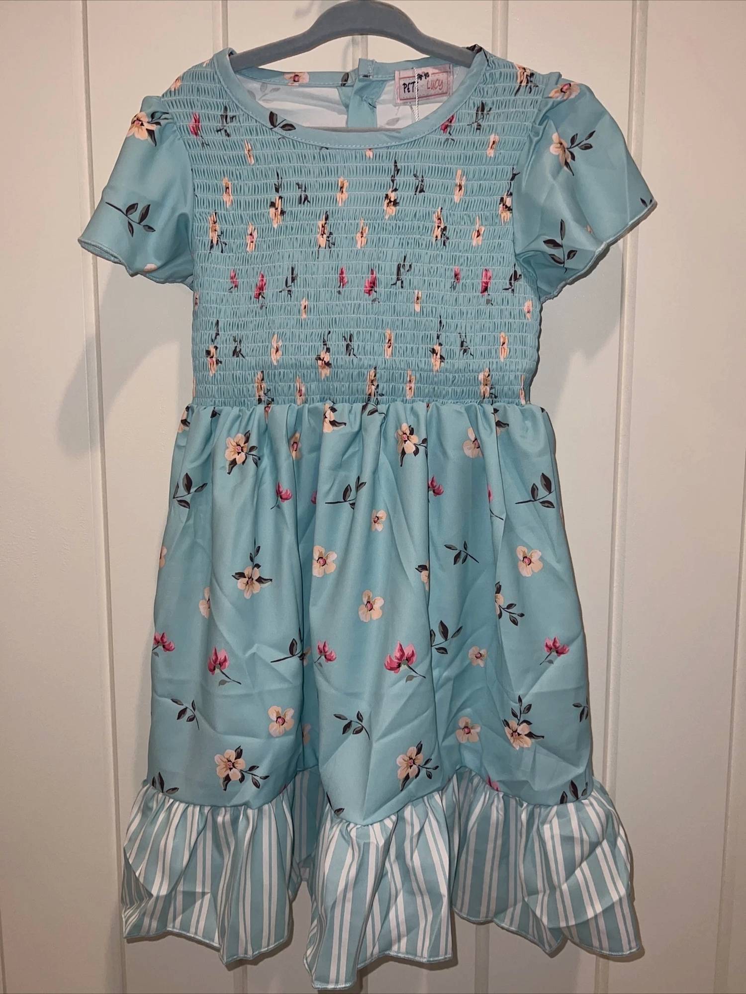 Pete + Lucy - Girls Romantic Floral Country Dress