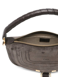 Chloe Women's Mini Marcie Shoulder Bag in kohl brown - women's bag - alternate view