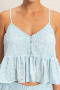 Hyfve - Too Sweet Eyelet Top