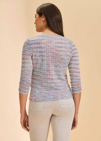 Fdj - 3/4 Sleeve V-neck Top