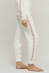 Barefoot Dreams - Cozychic Ultra Lite Heart Stripe Jogger