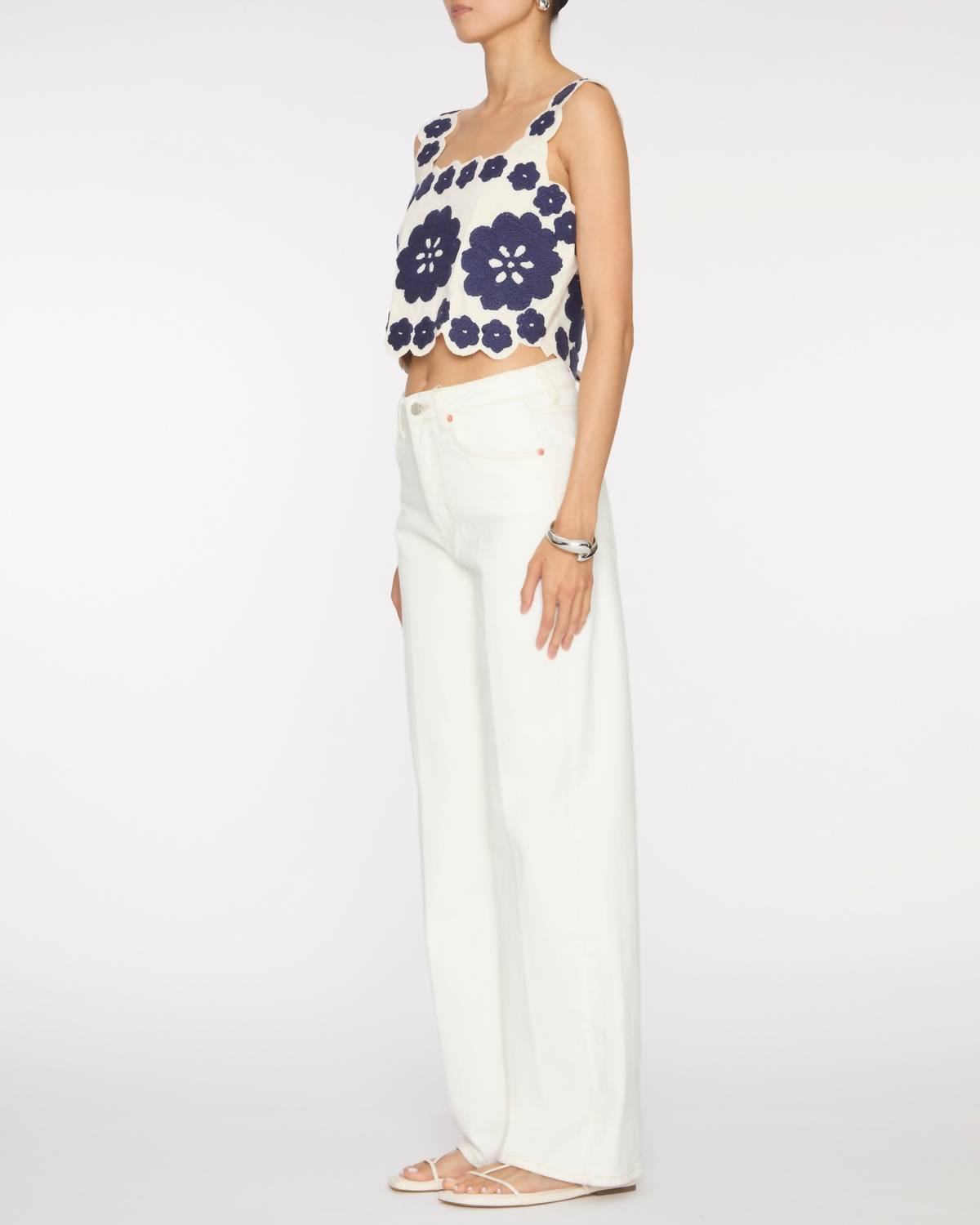Sea - Catrine Applique Tank Top