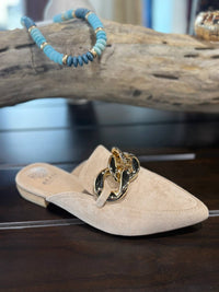 Beast Fashion - Women's Chain Detail Mule