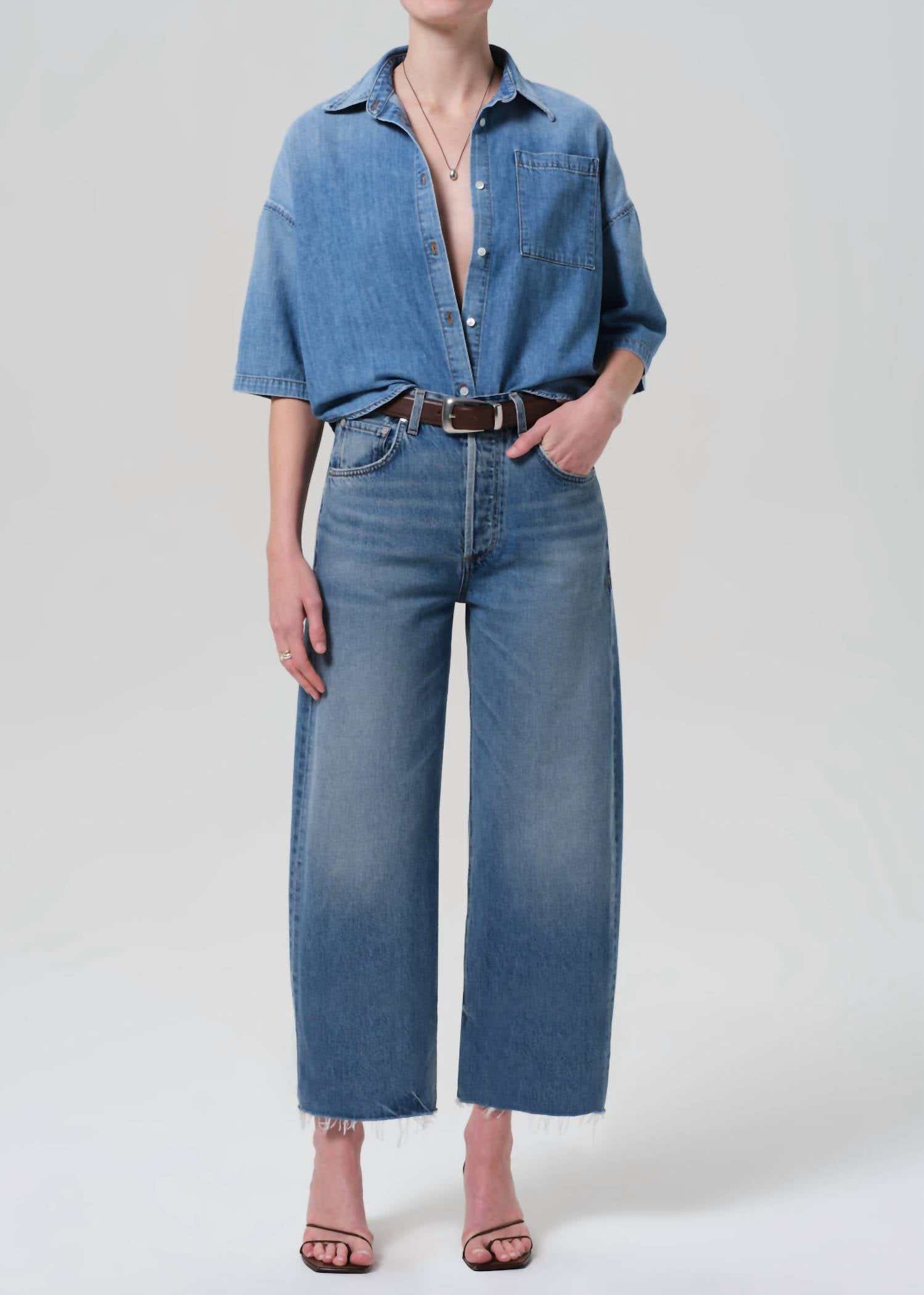 Citizens Of Humanity - Women's Ayla Raw Hem Crop Jeans