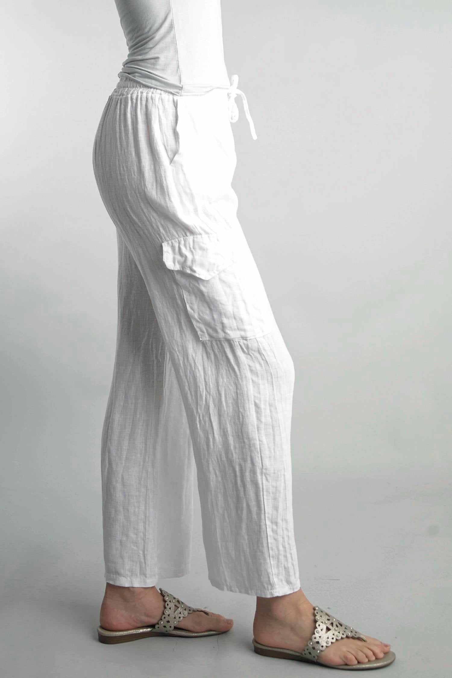 Tempo Paris - Cargo Linen Pant