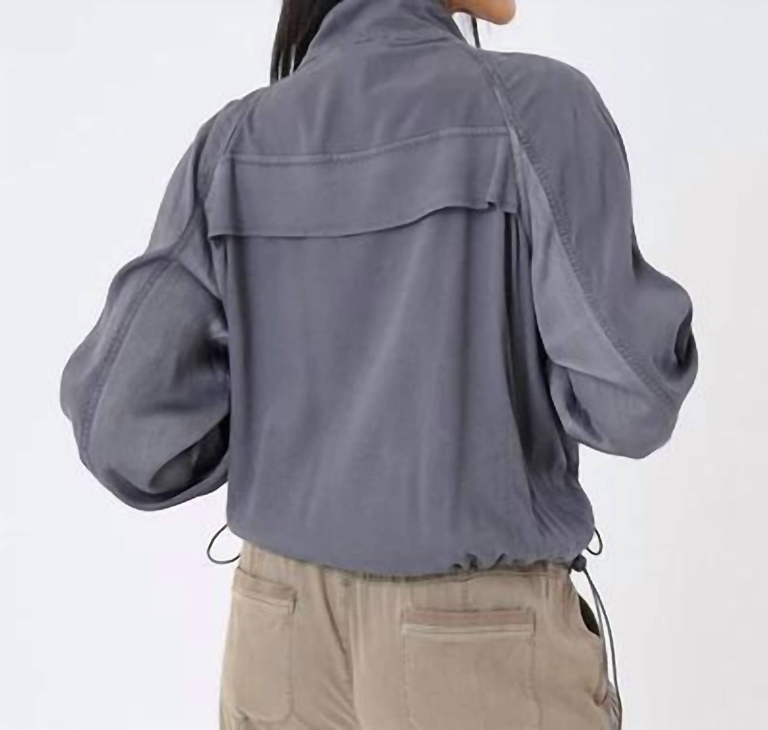 Marrakech - Bali Stretch Cupro Windbreaker Jacket