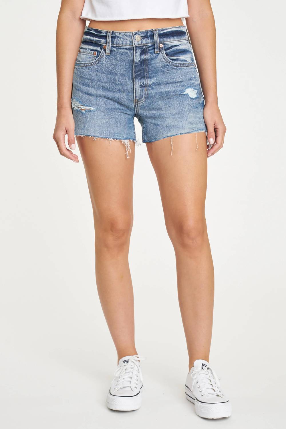 Daze - Women's Straight Up Denim Shorts