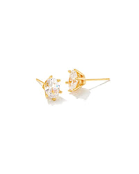 Kendra Scott Women's Cailin Crystal Stud Earrings in gold - women's jewelry