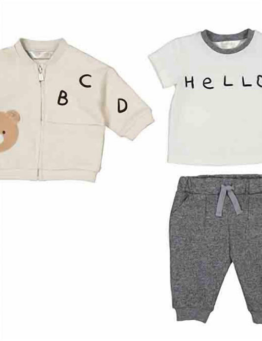 Mayoral - Kid's 3 Piece Teddy Tracksuit