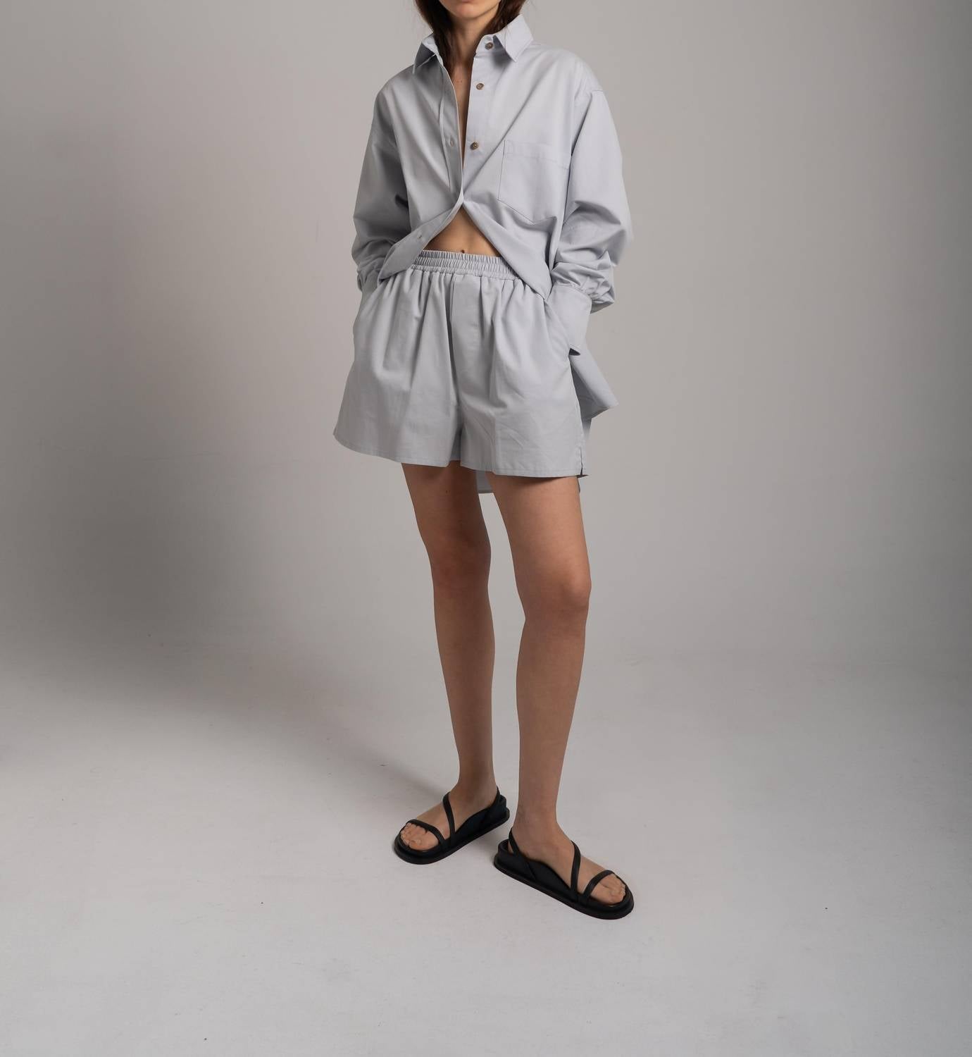 Sloan - Cotton Poplin Boyfriend Button-down Shirt