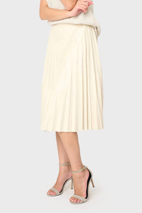 Dolce Cabo - Vegan Leather Midi Skirt