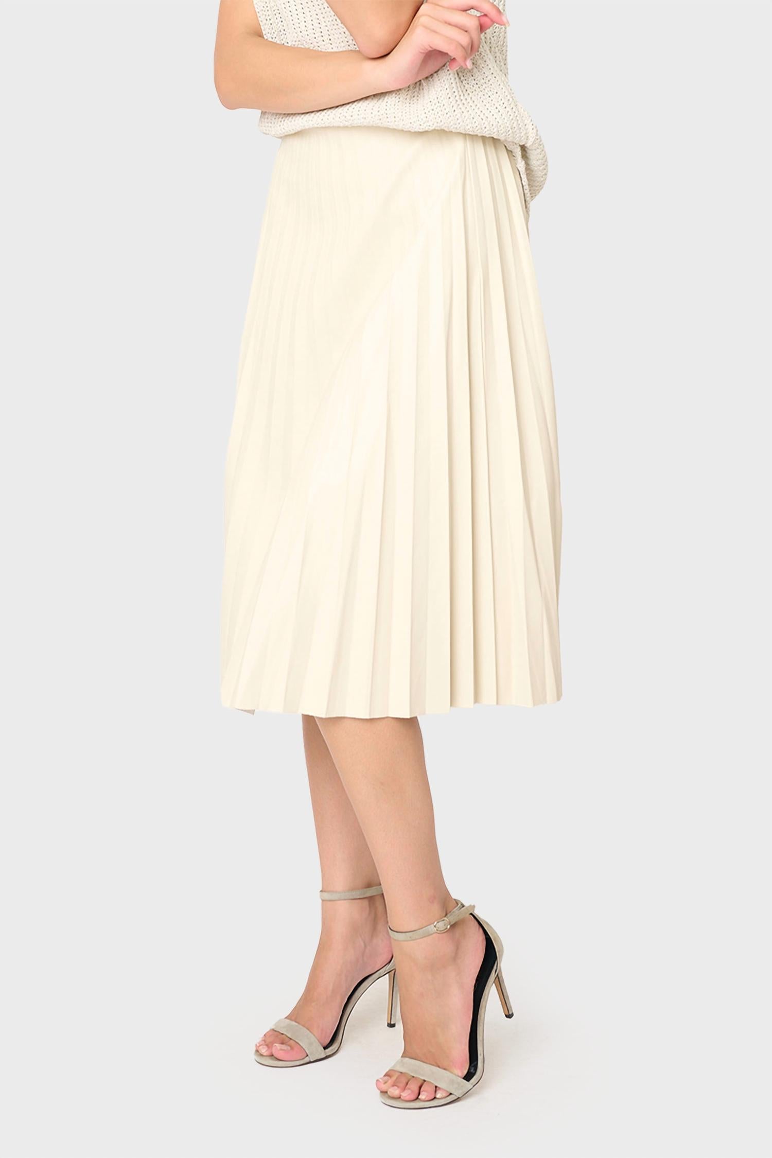 Dolce Cabo - Vegan Leather Midi Skirt