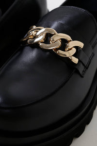 ALOHAS Women's Track Leather Loafers in black - women's flats - view 6