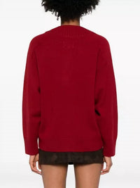 Loulou De Saison - Sage Cashmere V Neck Sweater