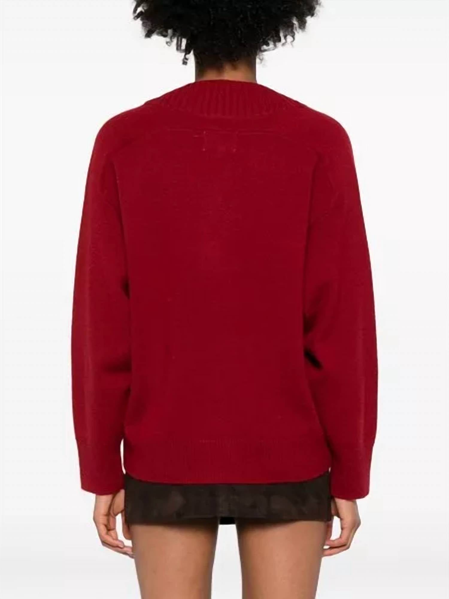 Loulou De Saison - Sage Cashmere V Neck Sweater