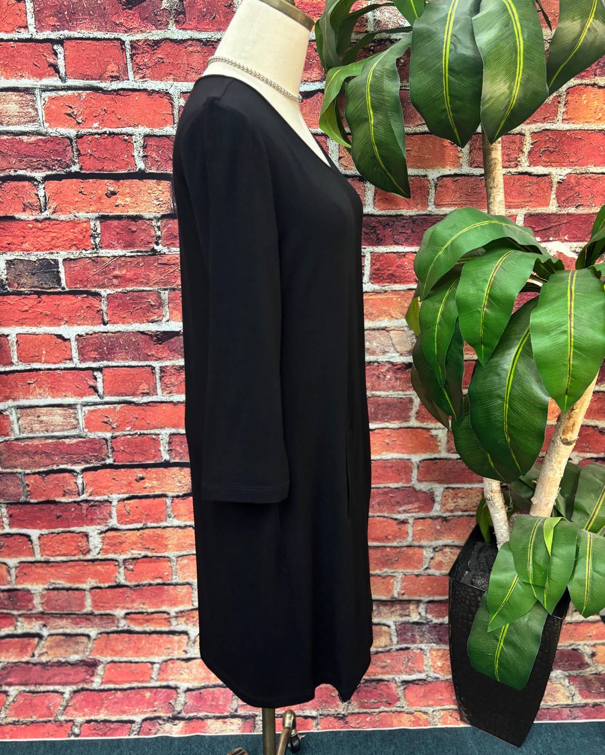 habitat Women's Core Travel Wrinkle-free Midi Dress in black - women's dress - view 4