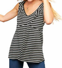 Haptics - RUFFLE BABYDOLL KNIT TOP