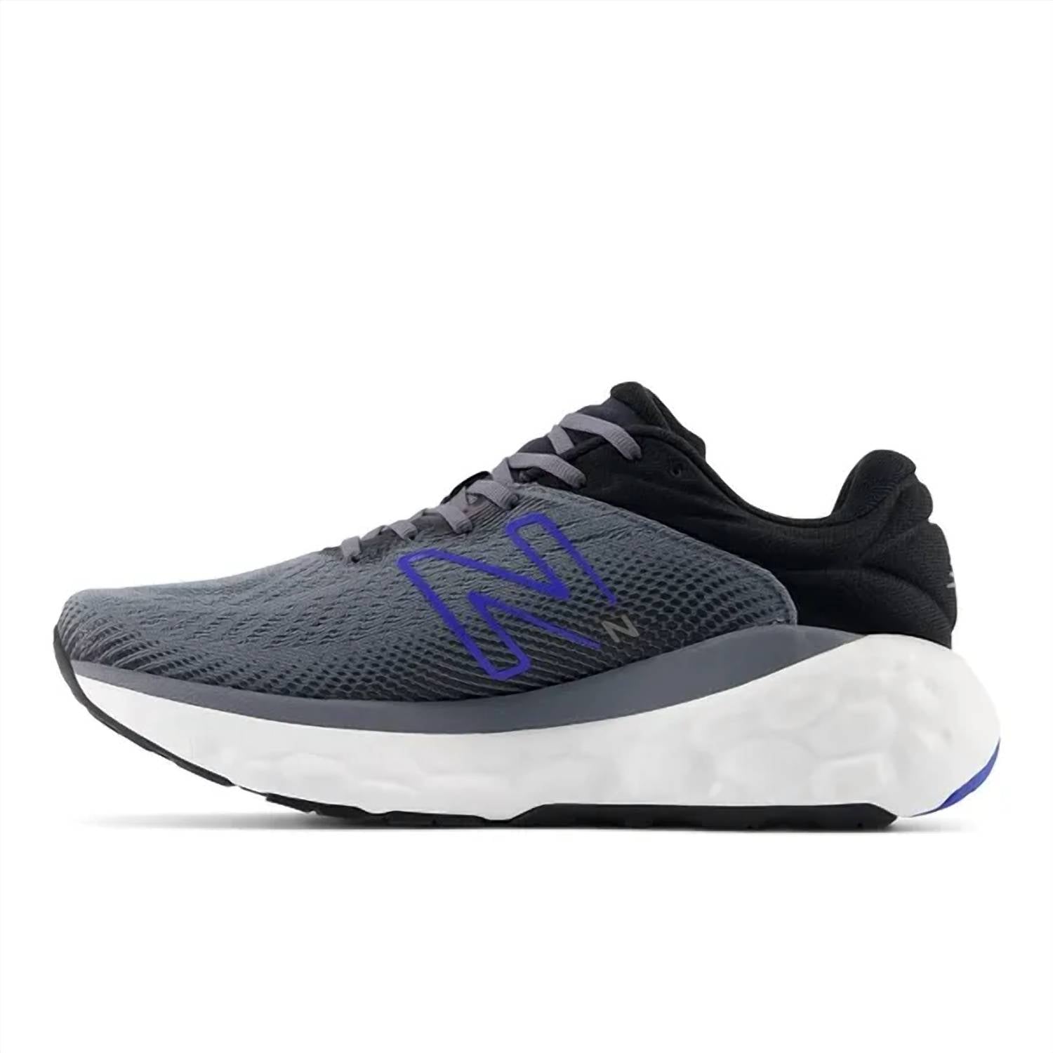 New Balance Men's Fresh Foam X 840v1 Running Shoes in castlerock marine blue - men's sneaker - detail view