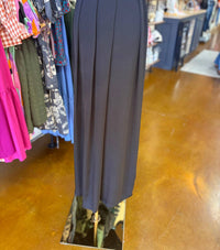 Kld. Signature - Women's Washed Satin Asymmetrical Pleated Pants