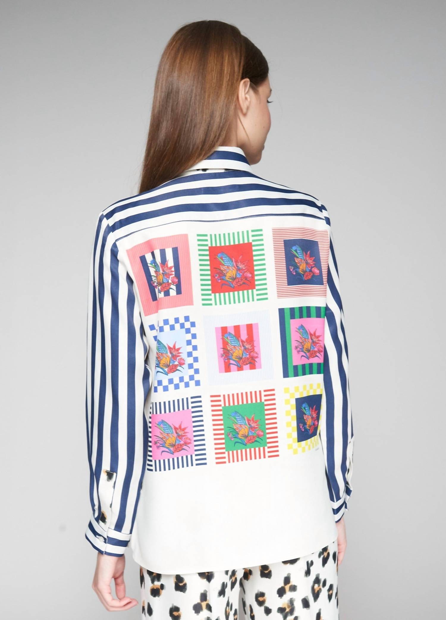 Vilagallo - Leopard Flower Tea Shirt