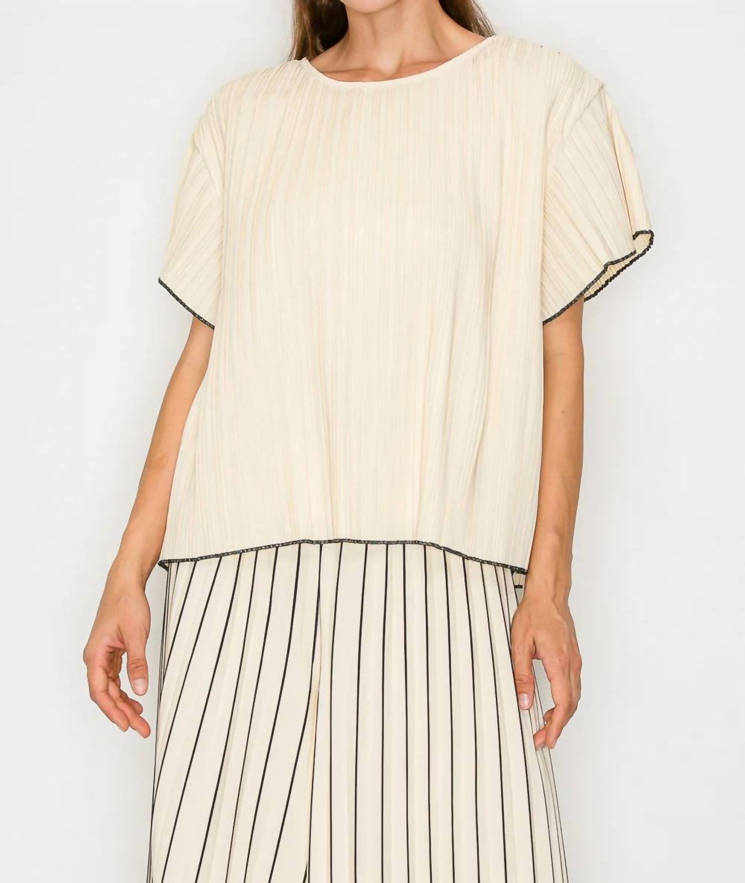 Joh - Jessica Pleated Top