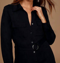 Sage The Label - Chelsea Button-front Coverall Jumpsuit