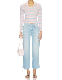 Mother - Mid Rise Rambler Zip Ankle Jean