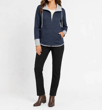 Lulu-B - Reversible Long Zip Jacket