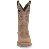 Double-H Boots Men's Steel Toe Roper Western Work Boots in brown - men's boots - view 4