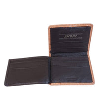 Ariat - Men's Calf Hair Basketweave Bifold Wallet