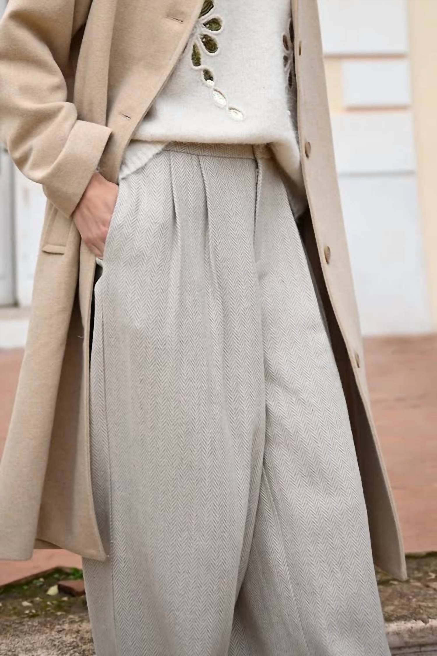 Molly Bracken - Woven Wide Leg Pants