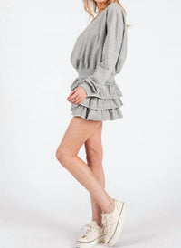 The Vintage Shop - French Terry Overlock Long Sleeve Sweatshirt
