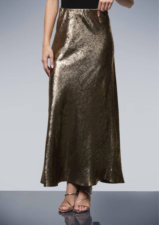 The Shirt - Metallic Slip Skirt