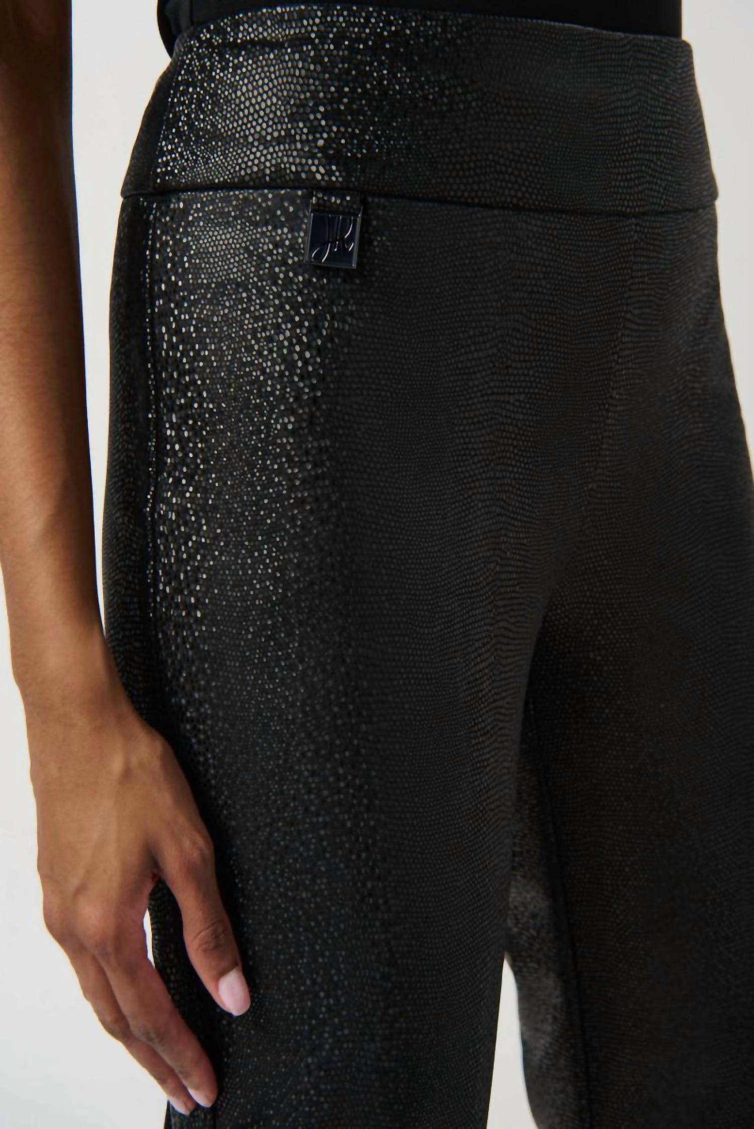 Joseph Ribkoff - Florence Faux Leather Slim Fit Pull-on Pant