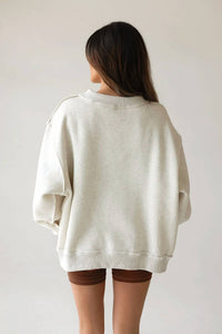 Bucketlist - Jesus Saves Reversible Oversized Mockneck Sweater
