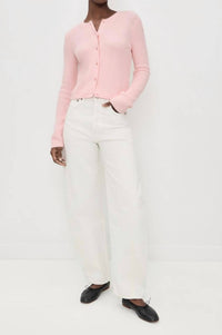 DAZE Muse Long Sleeve Cardigan in pink - women's cardigan - view 4