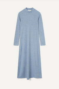 Compañía Fantástica Long Knit Dress in blue - women's dress - view 4