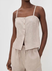 Frame - Linen Button Camisole