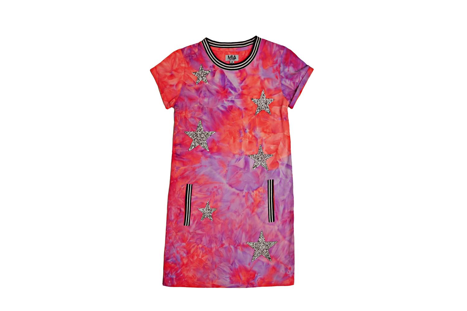 Mia - Girls' Short Sleeve Star Dress