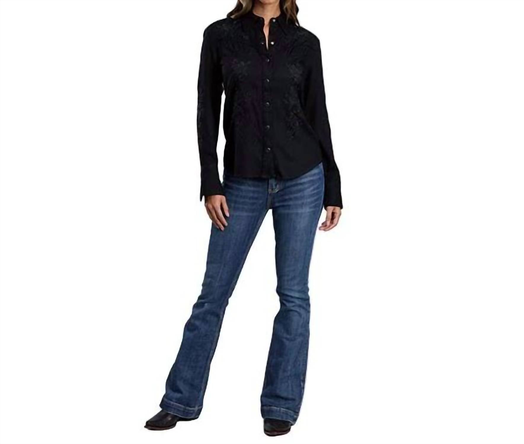 Stetson - Embroidered Western Shirt