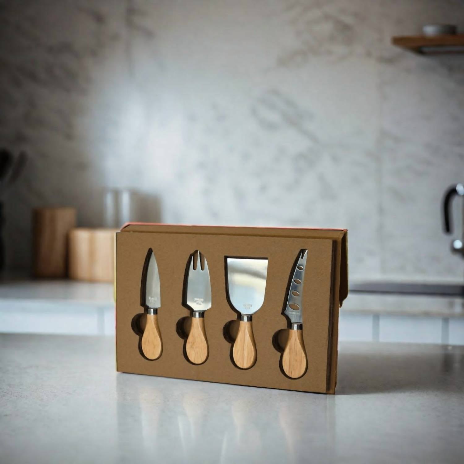 Creative Gifts International - 4-Piece Cheese Serving Set