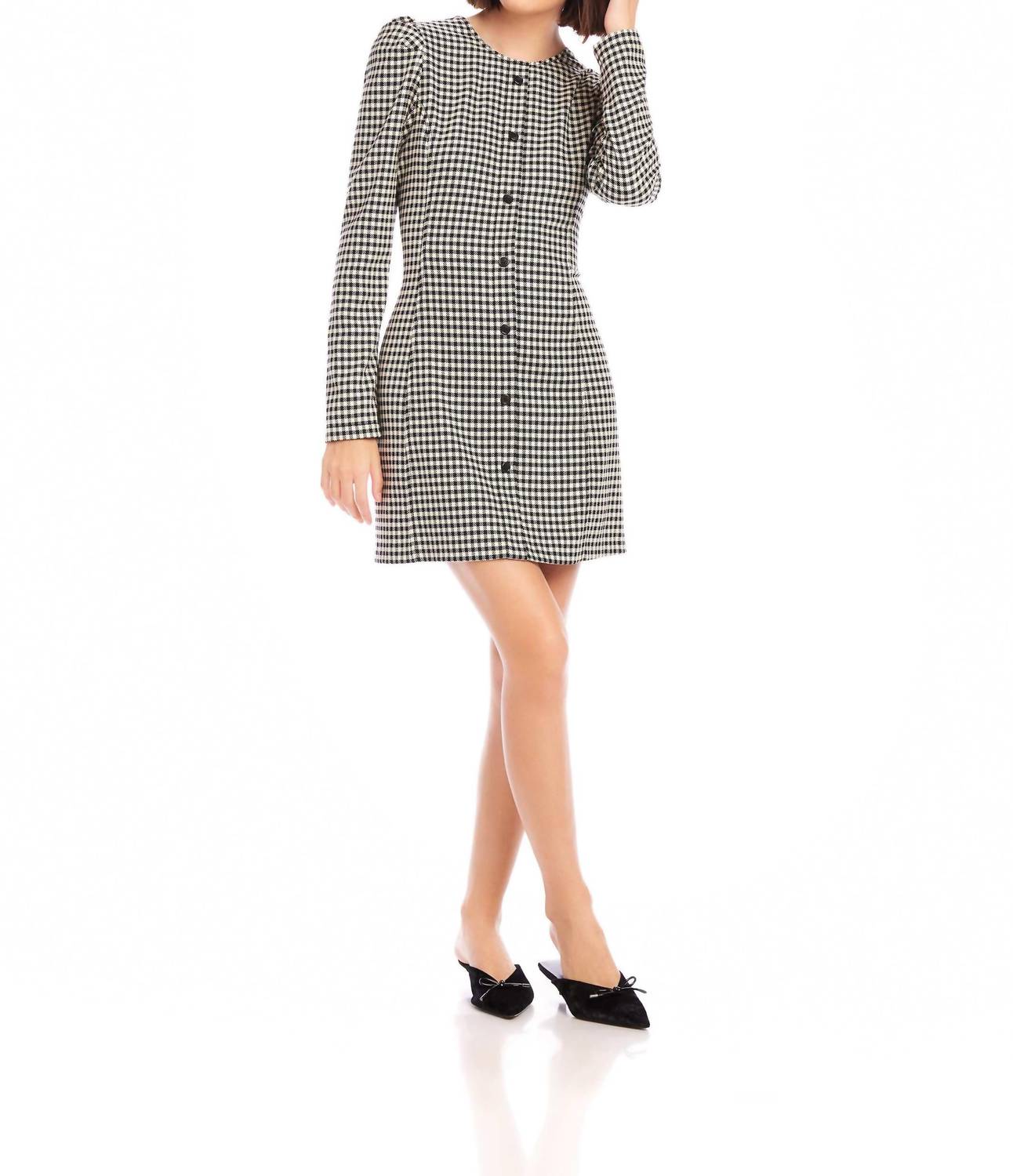 Fifteen Twenty - Avery Puff Sleeve Mini Dress