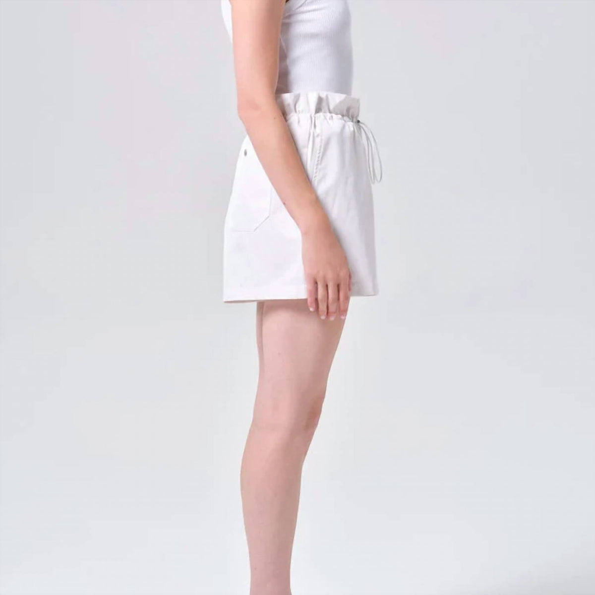 Agolde - Lydia Drawstring Shorts